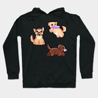 3 Dogs Hoodie